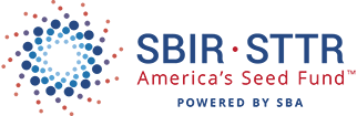 SBIR STTR America's Seed Fund Powered by SBA logo.